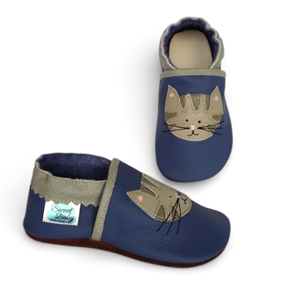 Kapcie barefoot GŁOWA KOTKA