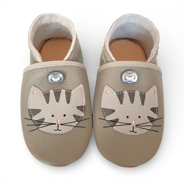 Kapcie barefoot GŁOWA KOTKA