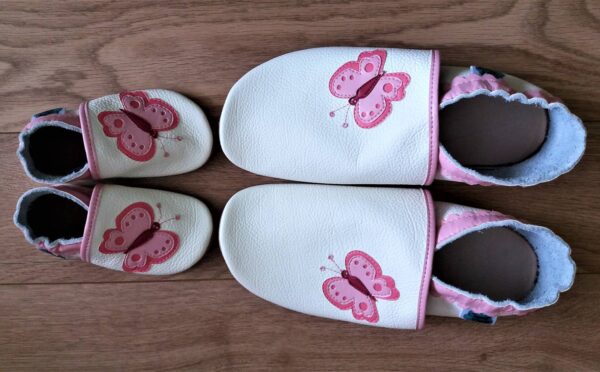 Wygodne kapcie dla dzieci i kapcie damskie skórzane