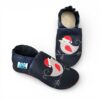 miękkie kapcie dla dzieci do przedszkola typu barefoot z podeszwami soft sole, oddychające antyposlizgowe buty do żłobka i przedszkola sweetbaby (3) KAPCIE DZIECIĘCE skórzane ZIMOWE PTASZKI