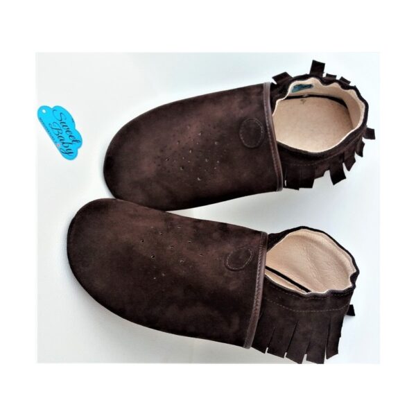 pantofle skórzane damskie