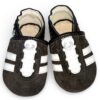 przewiewne kapcie skórzane dla dzieci do przedszkola trampki, chłopięce kapcie typu miękkie antypoślizgowe tenisówki typu paputki skórzane barefoot