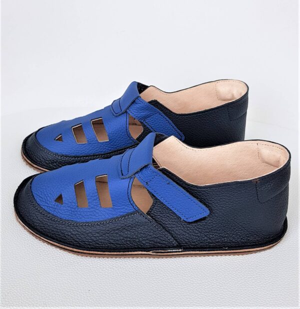 lekkie sandały dla dzieci na rzepy idelane kapcie do przedszkola na rzepy - wzór Bosa Stopka dla dzieci i miękkie podeszwy