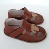 sandałki barefoot skórzane dla dzieci buty bosa stopka