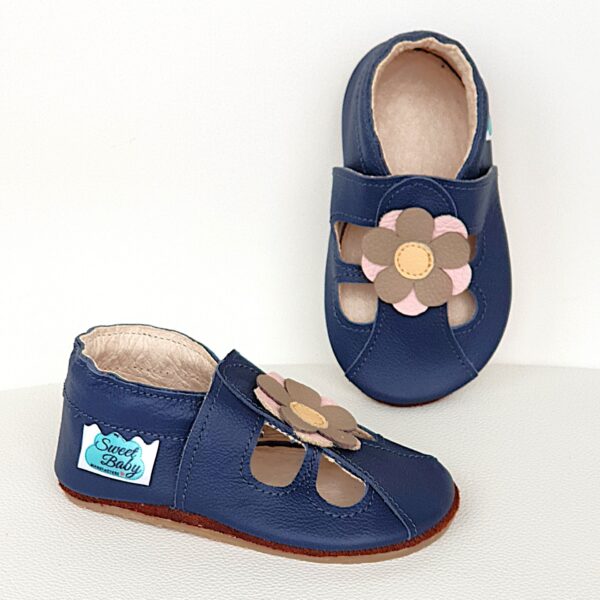 paputki skórzane wsuwane kapcie do przedszkola barefoot