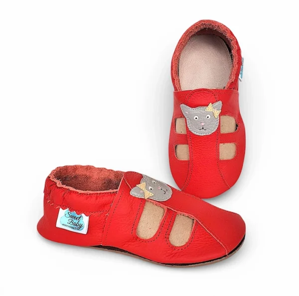 przewiewne kapcie dla dzieci do przedszkola, oddychające paputki skórzane typu soft sole, dziecięce podeszwy barefoot skórzane antypoślizgowe sandały