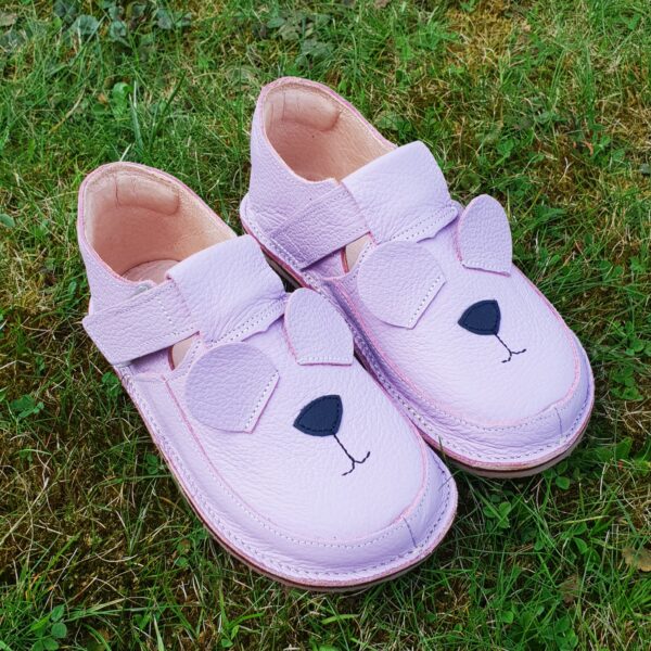 Pełne buty dziecięce barefoot na rzepy - Misie - Bosa Stopka - kolory do wyboru