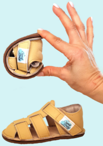 Miękkie i elastyczne sandały barefoot dla dzieci – SweetBaby Dziecięce sandały barefoot z naturalnej skóry SweetBaby – miękkie, lekkie i elastyczne buty szyte na miarę