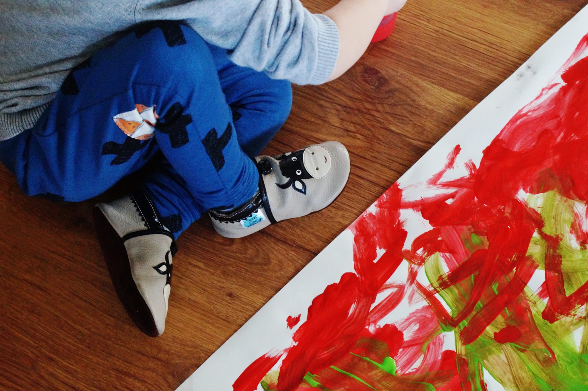 kapcie dla dzieci do przedszkola sweetbaby.pl, miękkie paputki skórzane dla dzieci