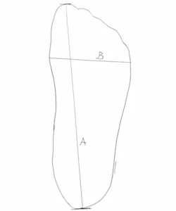 jak zmierzyć stopę dziecka