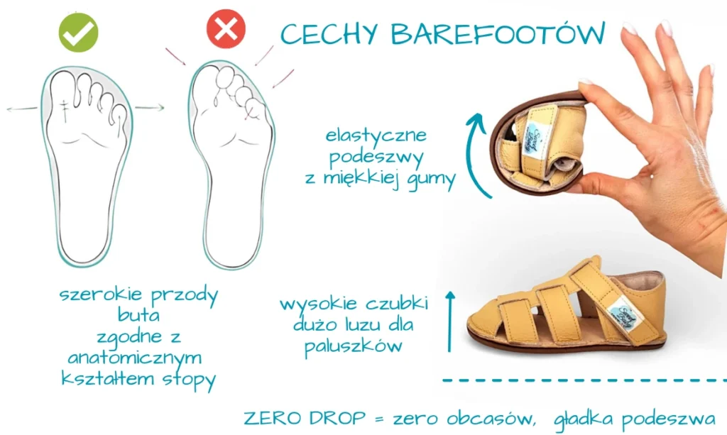 cechy butów barefoot